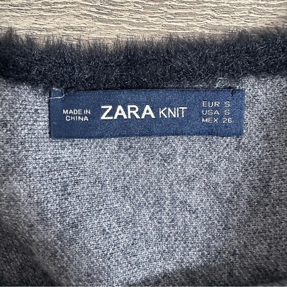 Zara Skirt Gray Short Flared Size Small - Picture 9 of 13